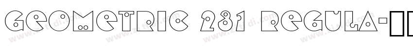 Geometric 231 Regula字体转换